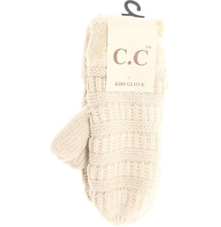 Kid’s CC Fuzzy Lined Gloves