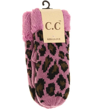 Kid’s CC Fuzzy Lined Gloves