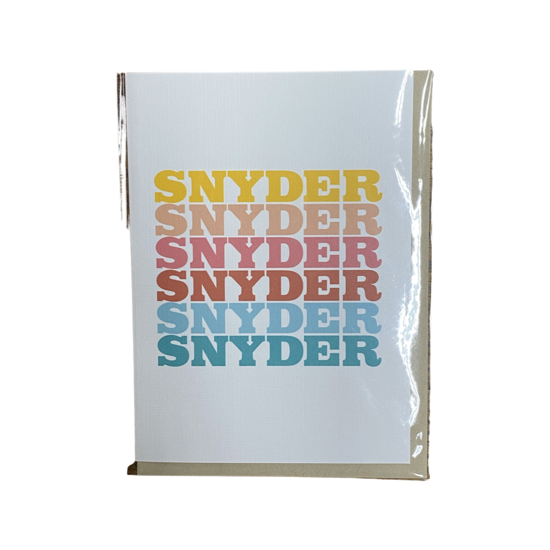 Snyder Note Cards