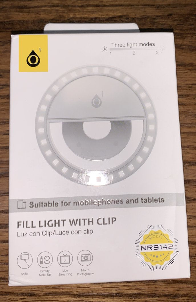 Ring Light With Clip
