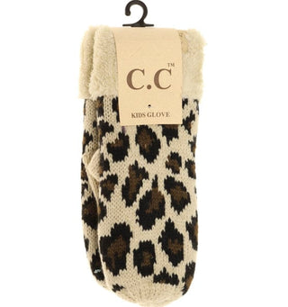Kid’s CC Fuzzy Lined Gloves