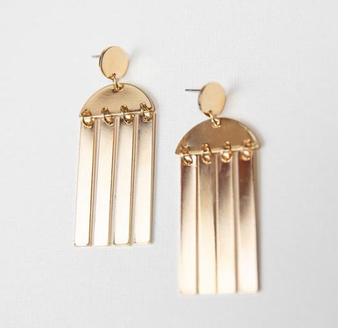 Gold Zeeke Earrings