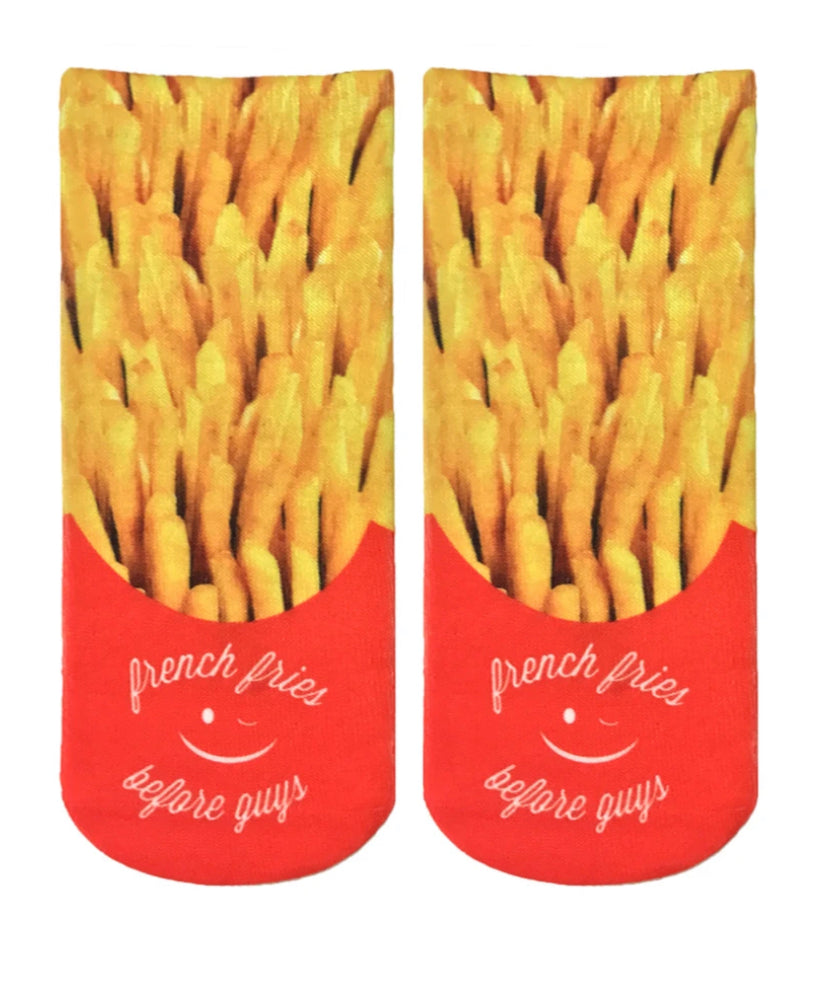 Fries Before Guys Ankle Socks