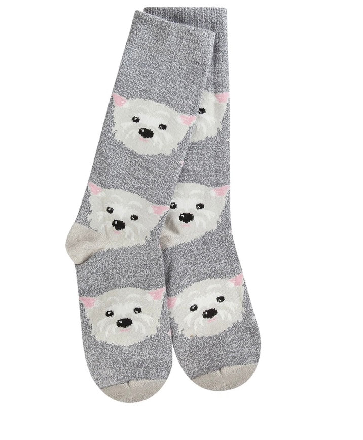 Adult Happy Puppy Soft Socks