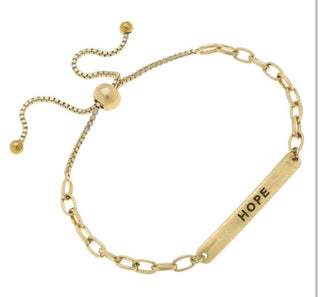 Chain ID Plate Bracelet