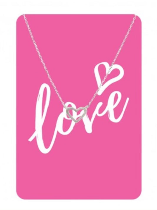 Love Heart Jewelry Card