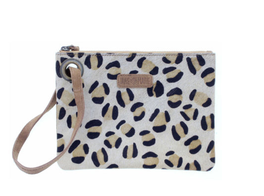 Leopard Wristlet