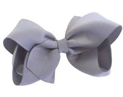 Gray Bow  2"