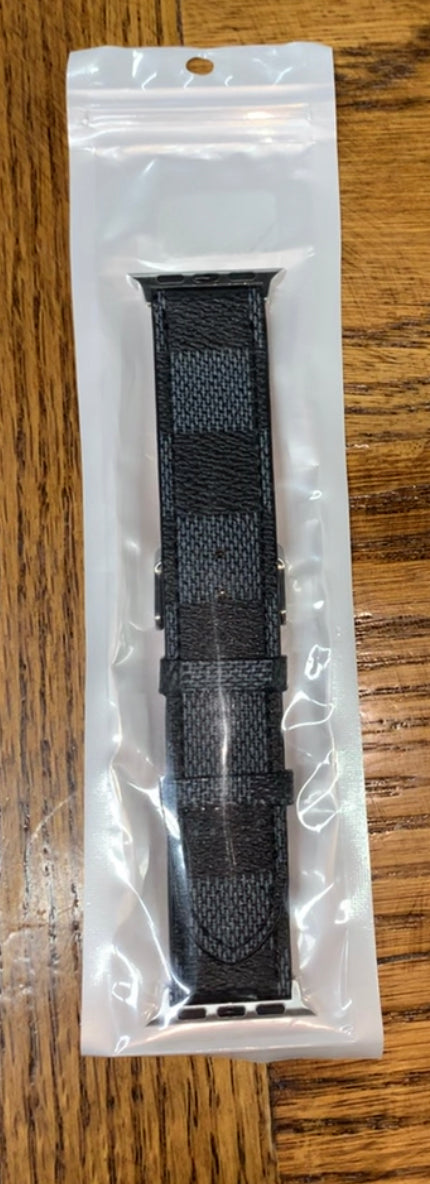 black luxury apple watch band