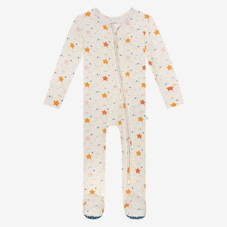 Posh Peanut Footie Zippered One Piece-Jetson