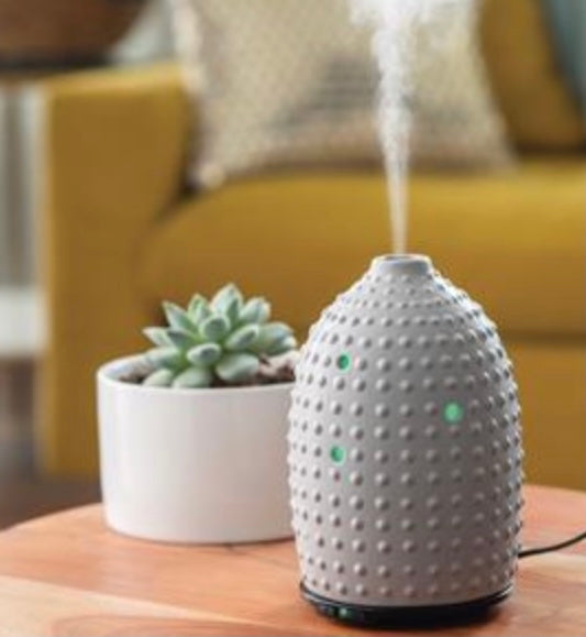 Ultra Sonic Gray Hobnail Essential Oil Diffuser