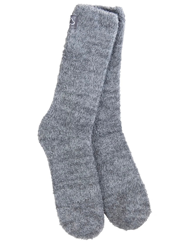 Adult Luxie Gray Crew Socks