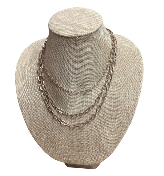 3 Layer Necklace Gold