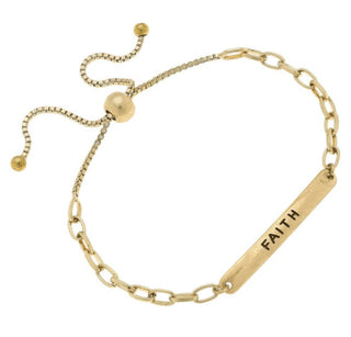 Chain ID Plate Bracelet
