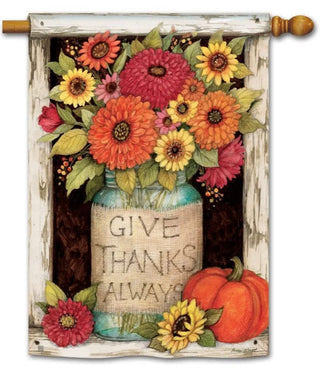 Fall Mason Jars Standard Flag
