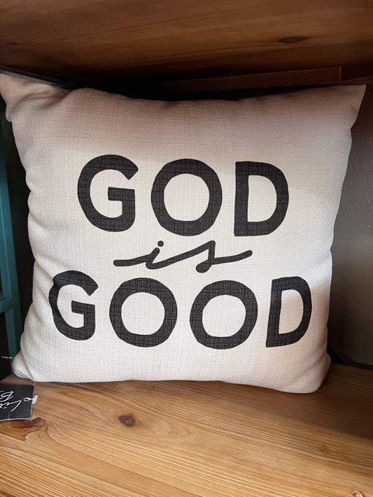 God is Good Pillow