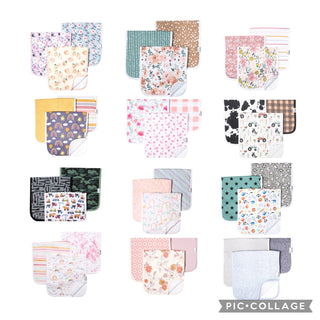 Copper Pearl Burp Cloths