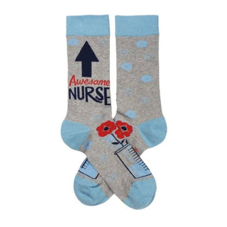 awesome nurse socks