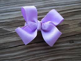 Lilac  Purple Bow  2"