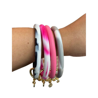 Silicone Bracelet Keyring