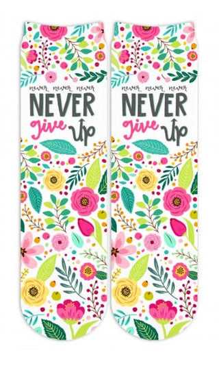 Never Give Up Socks