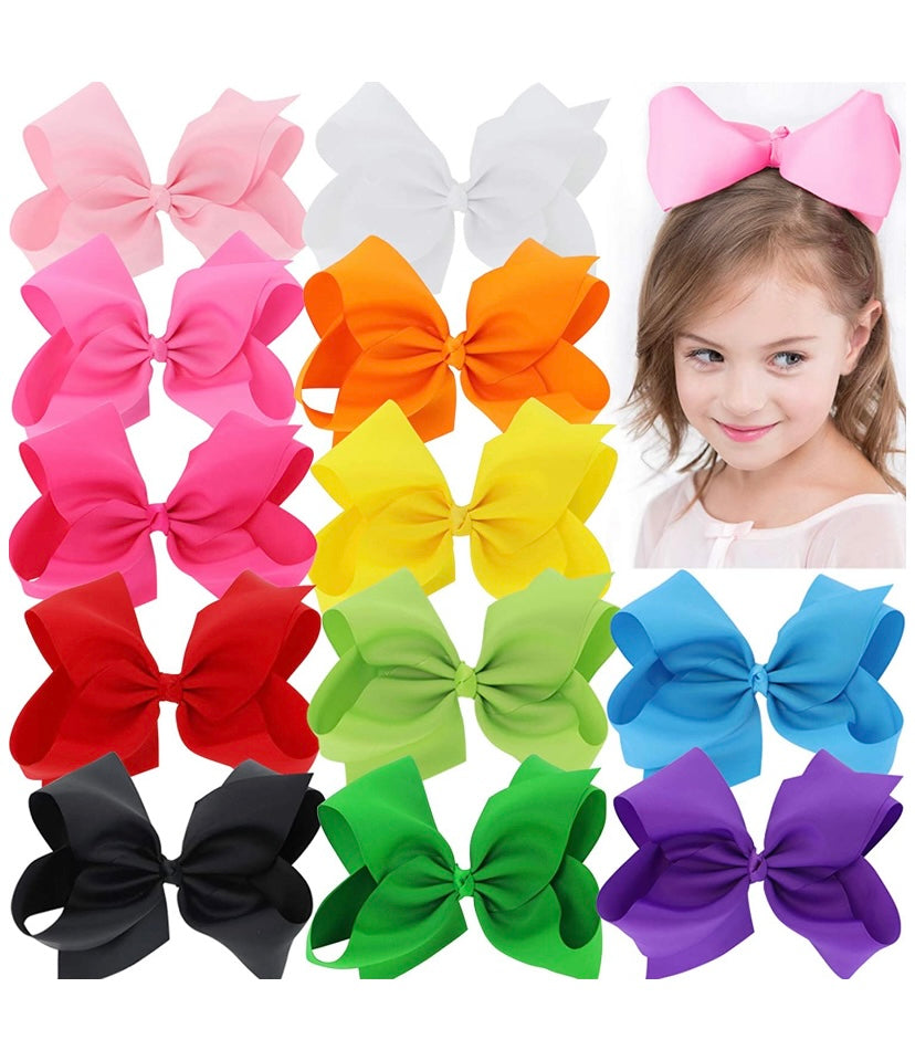 8" Hair Bows