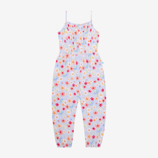 Posh Peanut Smocked Spaghetti Jumpsuit-Carissa
