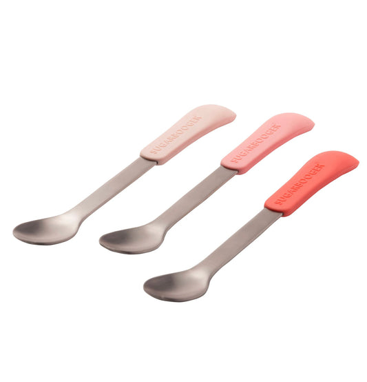Sweet Pink Lil Bitty Spoon Set Of 3