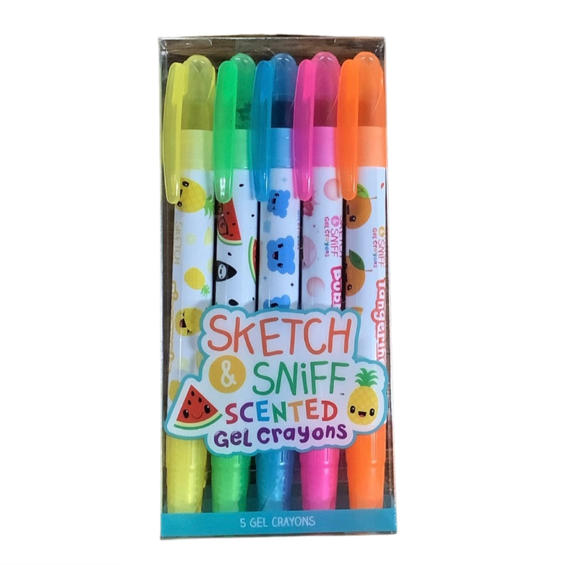 Sketch & Sniff Gel Crayons 4 Pack
