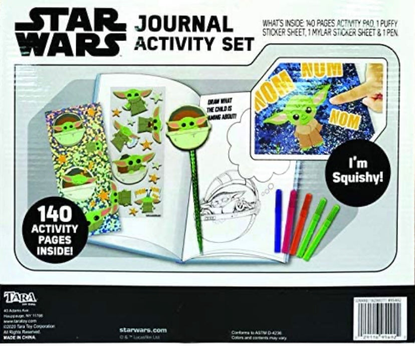 Star Wars Mandalorian Journal Activity Set