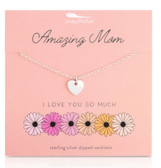Mom I Love You Necklace
