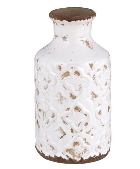 Cream Bottle Vase