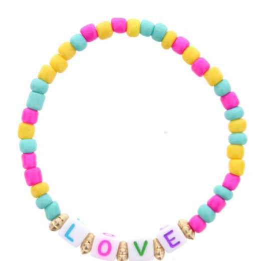Kid’s Love Block Bracelet