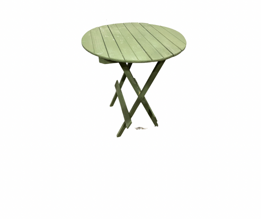 Green Folding Circular Table