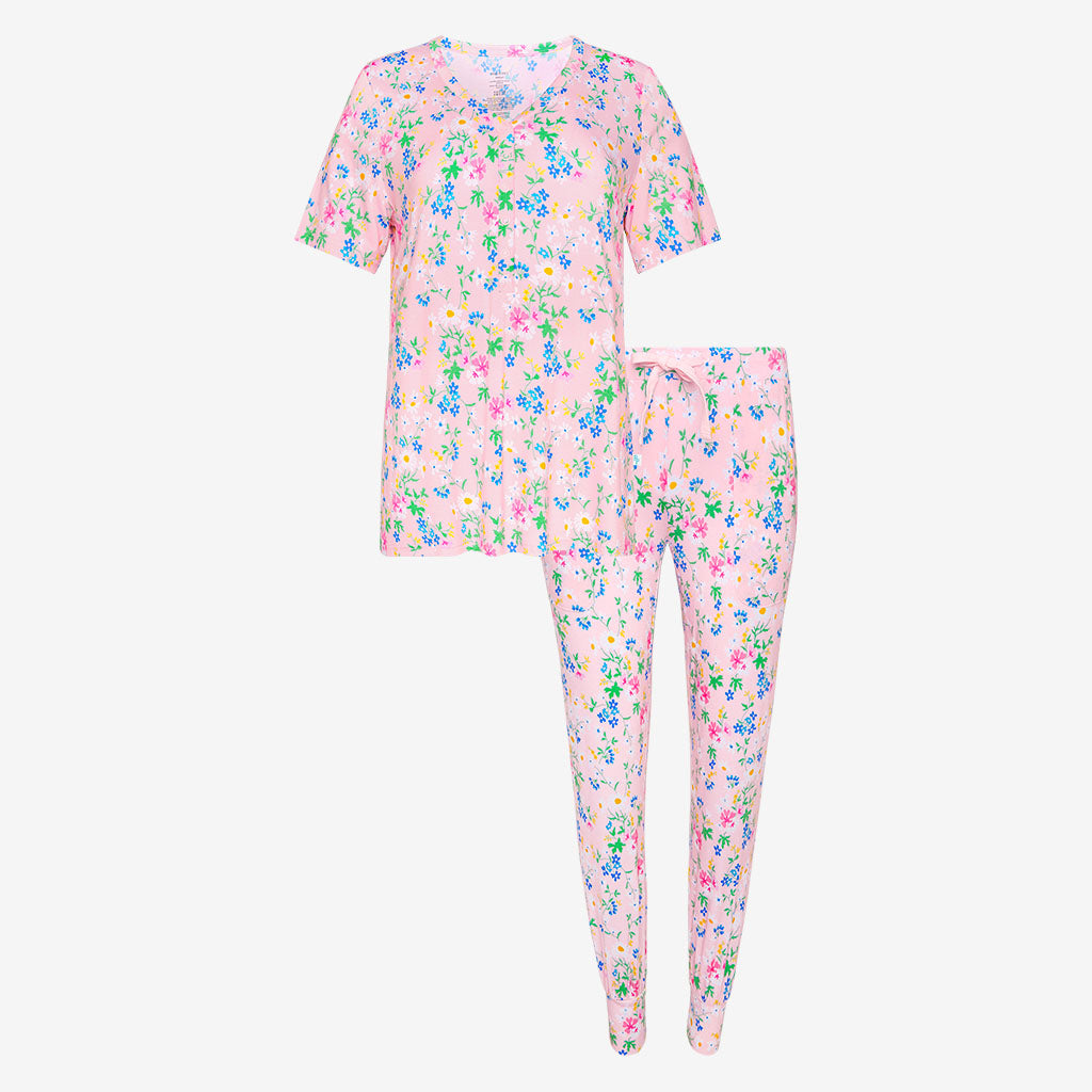 Posh Peanut Women’s Short Sleeve Pajama Set-Nicole