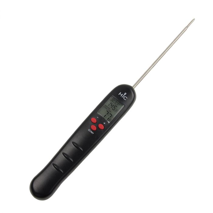 Foldable instant read thermometer