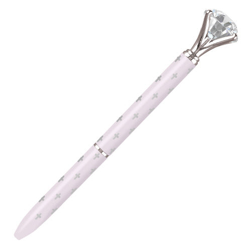 lavender cross gem pen