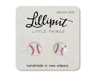 Lilliput Little Things Earrings Baseball Earrings