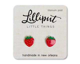 Lilliput Little Things Earrings Strawberry Earrings
