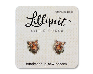 Lilliput Little Things Earrings Tiger Earrings