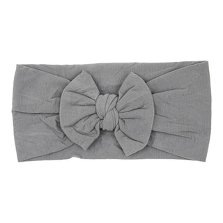 Gray nylon head wrap