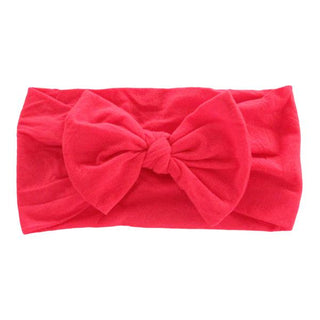 Red nylon head wrap