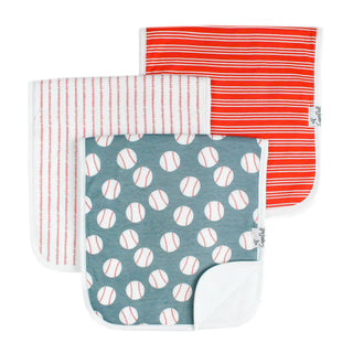 Copper Pearl burp cloth set