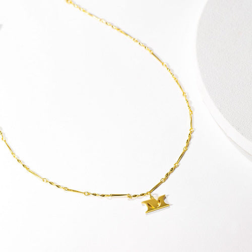 Gold Dipped Letter Necklace