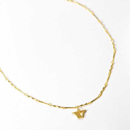 Gold Dipped Letter Necklace