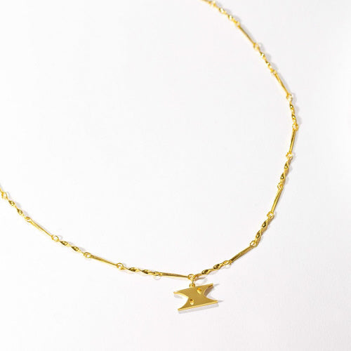 Gold Dipped Letter Necklace