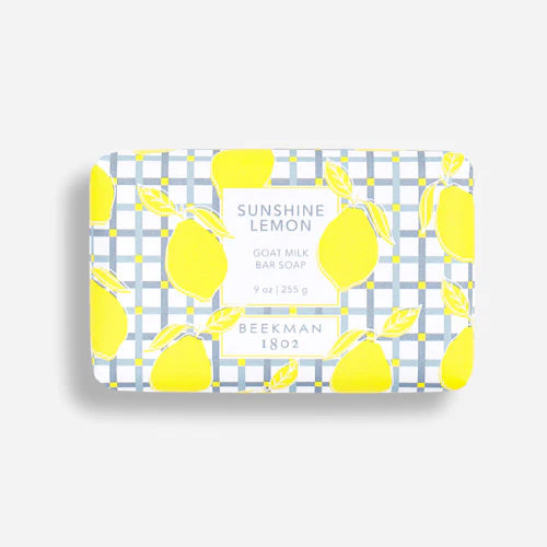 sunshine lemon bar soap