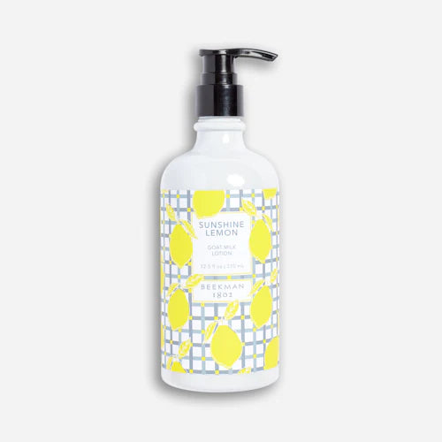 sunshine lemon goat milk lotion