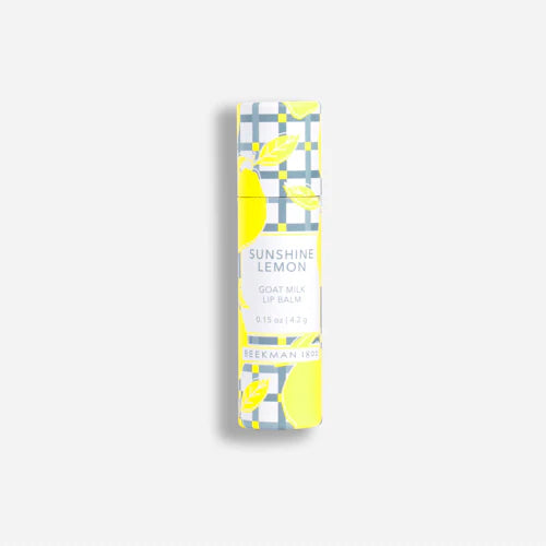 goat milk lip balm sunshine lemon