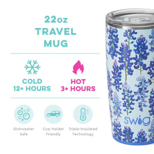 Bluebonnet Travel Mug 22oz